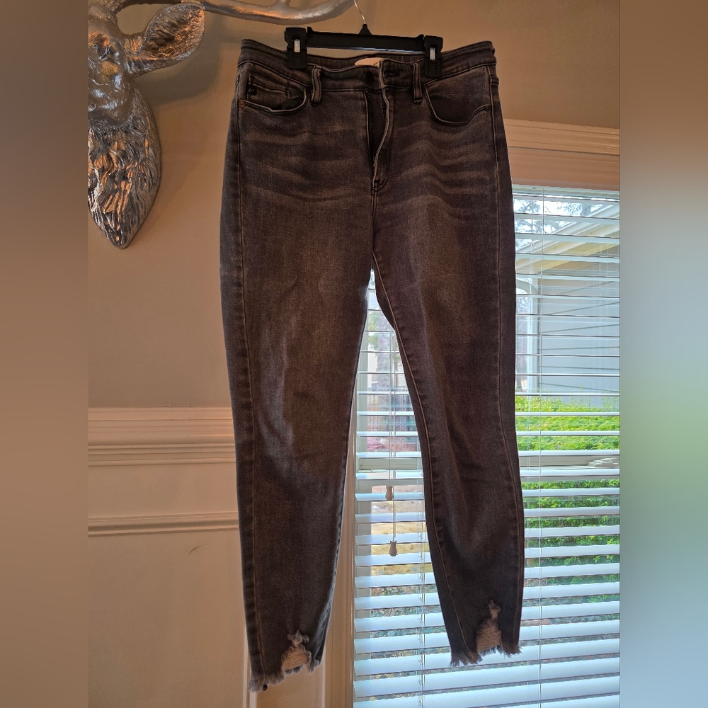 KanCan Skinny Jeans - Distressed Gray